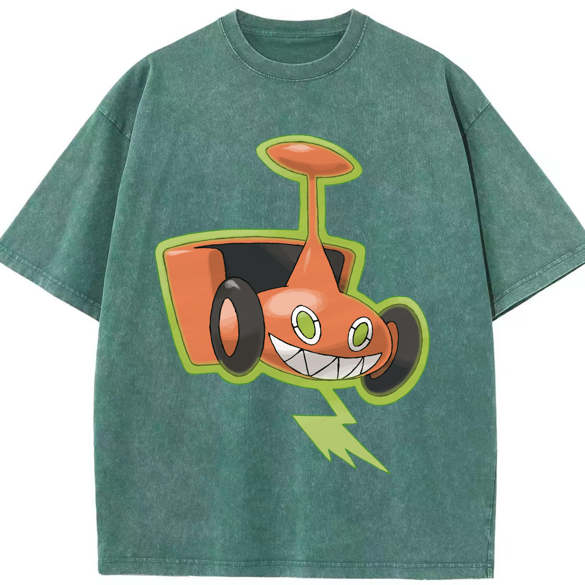 （画像用） ポケットモンスター Pokémon 綿100% ヴィンテージ風 半袖Tシャツ（フロントプリント）
